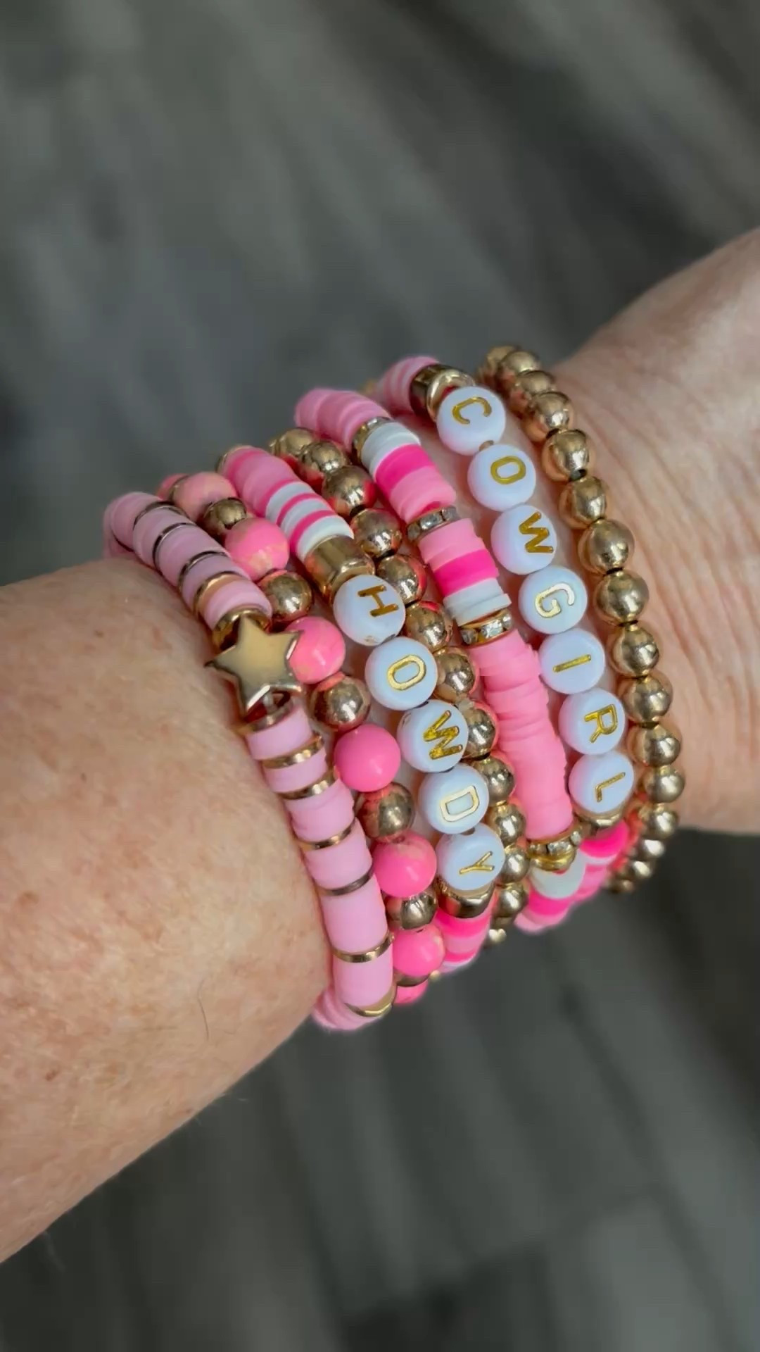 Fun pink country bracelet stack!

#LTKStyleTip #LTKSaleAlert #LTKFindsUnder50