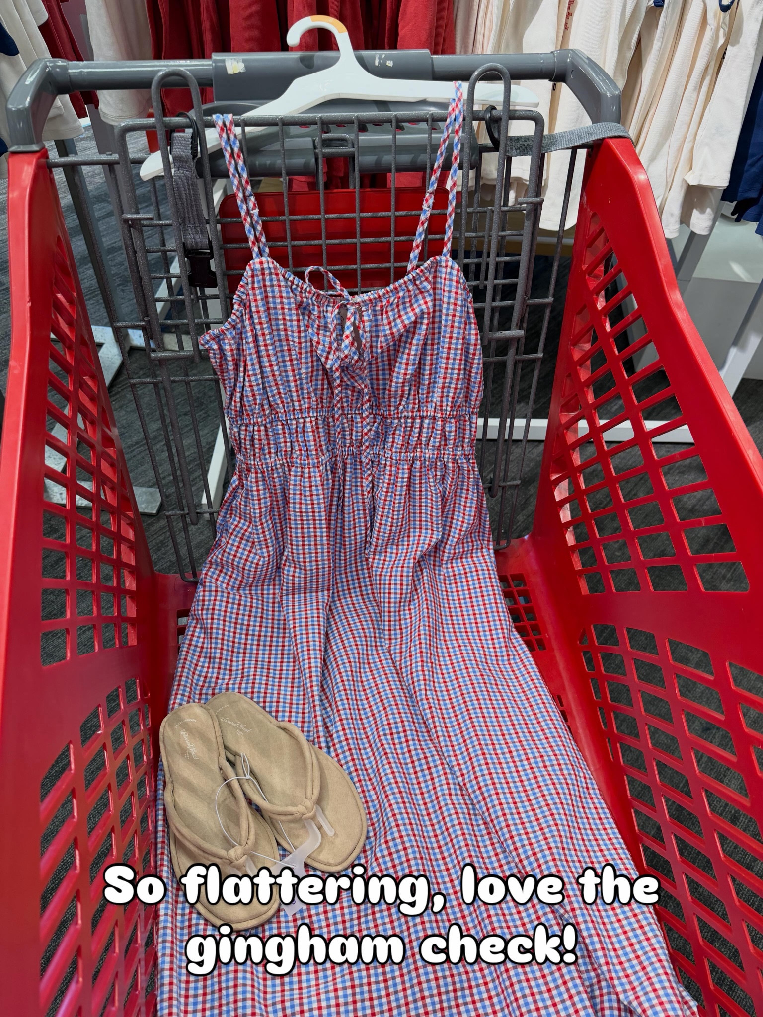 Flattering cotton dress for July 4 or any summer occasion! #targetstyle