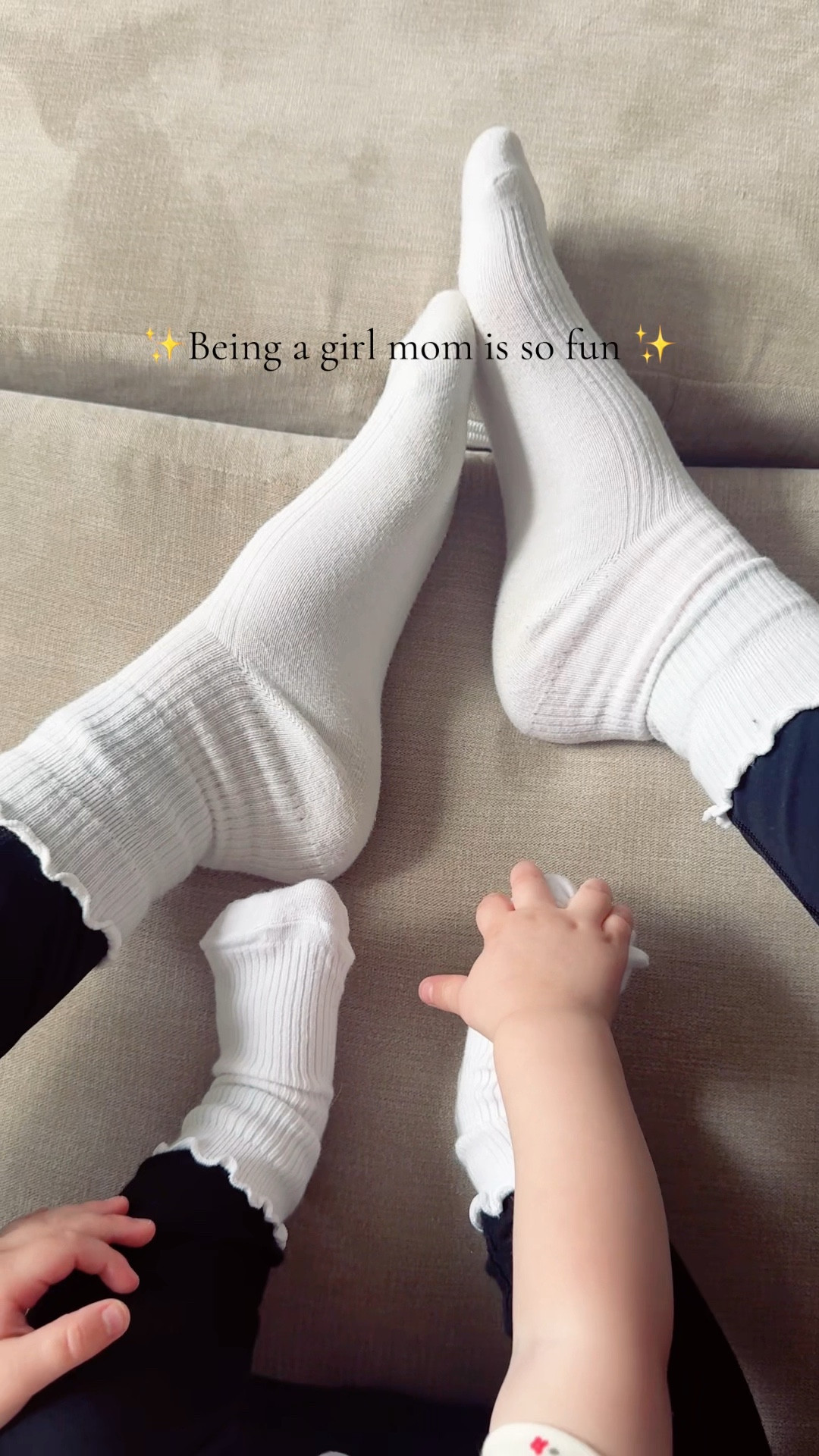 Matching mommy and me socks! 

#LTKmomlife