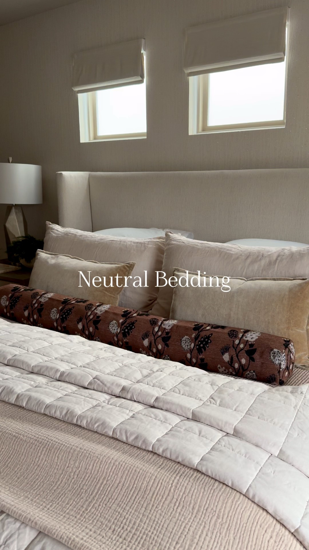 I wanted a bit of contrast to my neutral needing and this floral, textured lumbar pillow was the perfect find 

#LTKmorningroutine #LTKselfcare #LTKHome