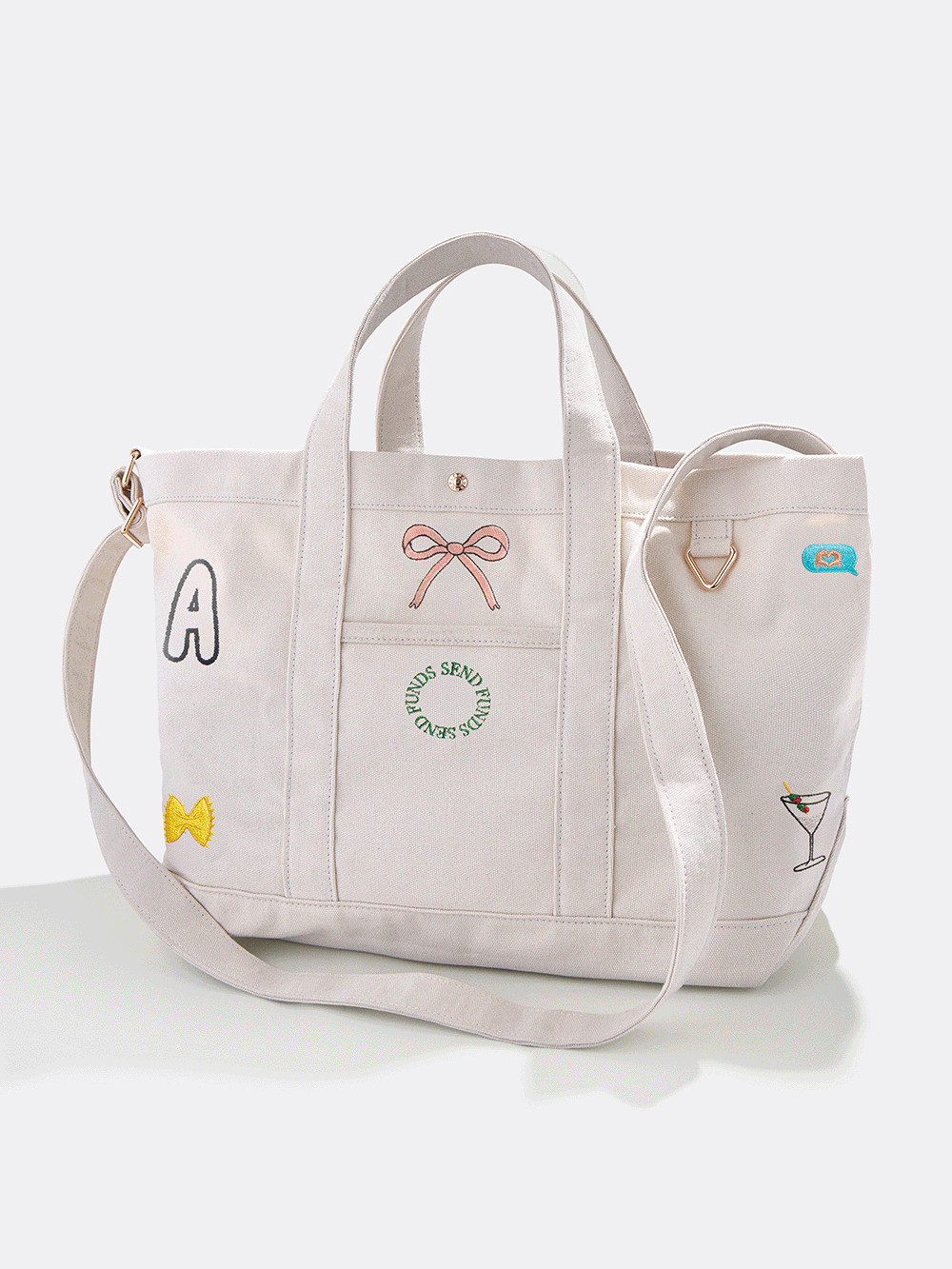 Custom Icon Tote - Natural | BaubleBar (US)