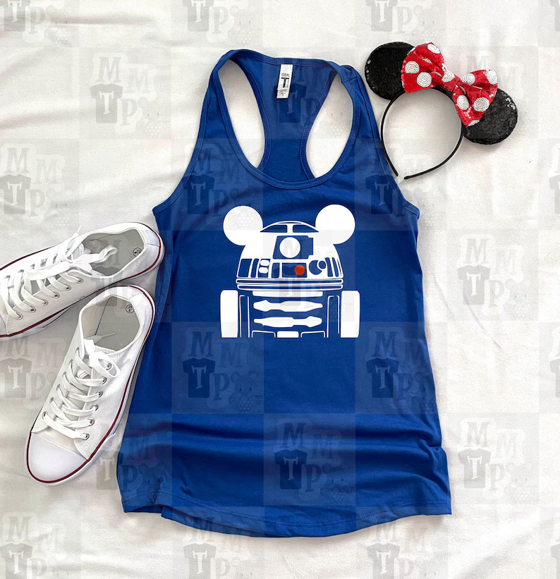 Star Wars Tank, R2D2 Tank, Disney Couples Shirts, Disney World Hollywood Studios, Galaxy's Edge T... | Etsy (US)
