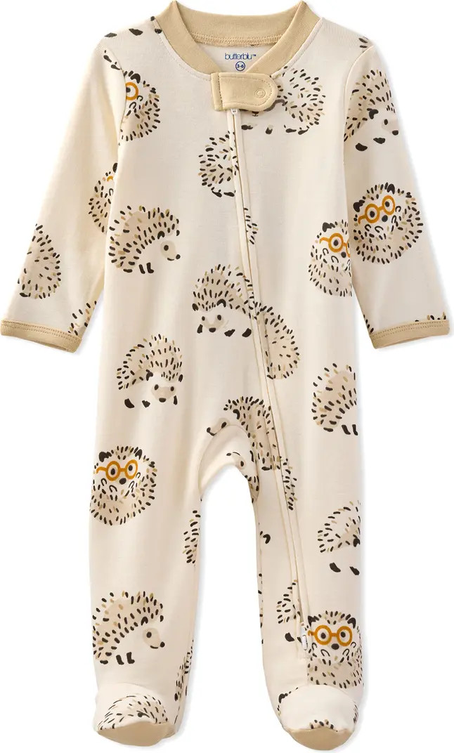 BUTTERBLU Scout One-Piece Organic Cotton Pajamas | Nordstrom | Nordstrom