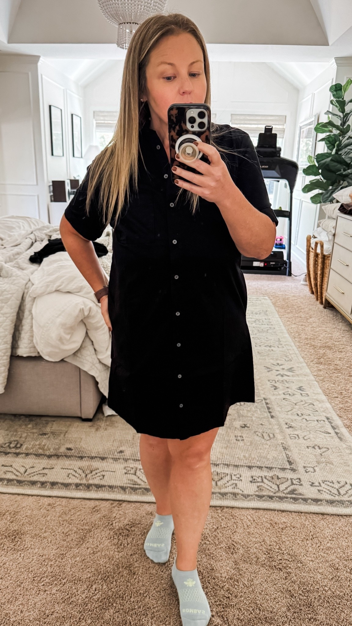 This button down mini shirt dress is currently available in several different colors and is on major sale for only $16! casual dress black dress fall outfit women’s dress girls dress

#LTKStyleTip #LTKSaleAlert #LTKFindsUnder50