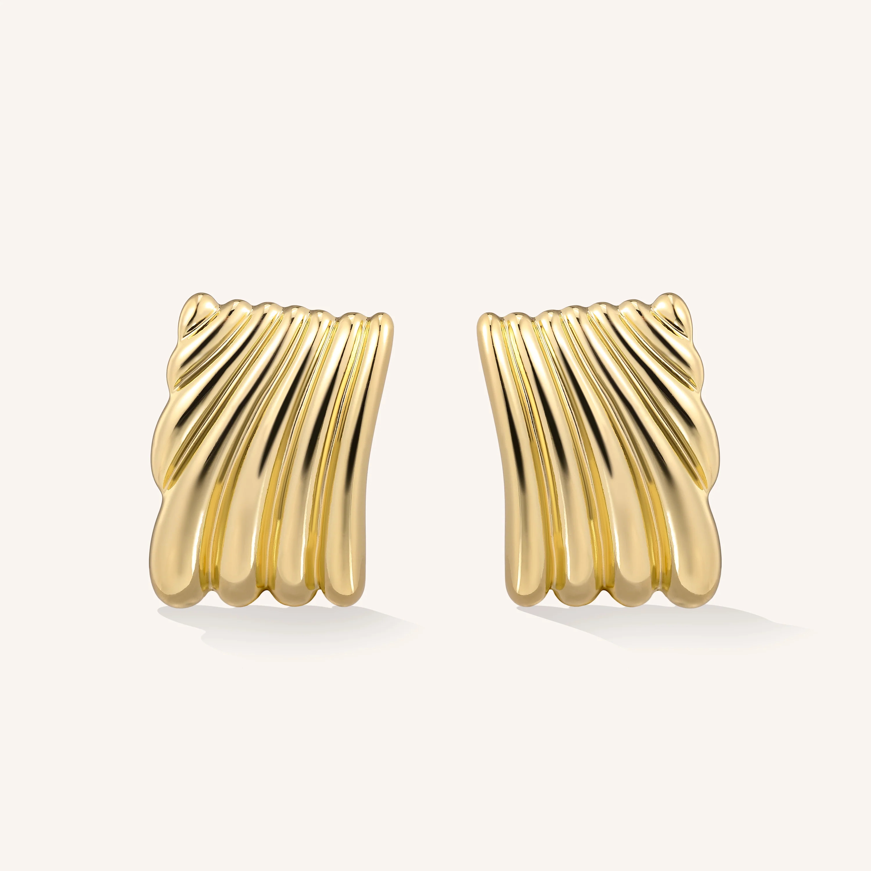 Sculpted Oversized Stud Earrings | Victoria Emerson