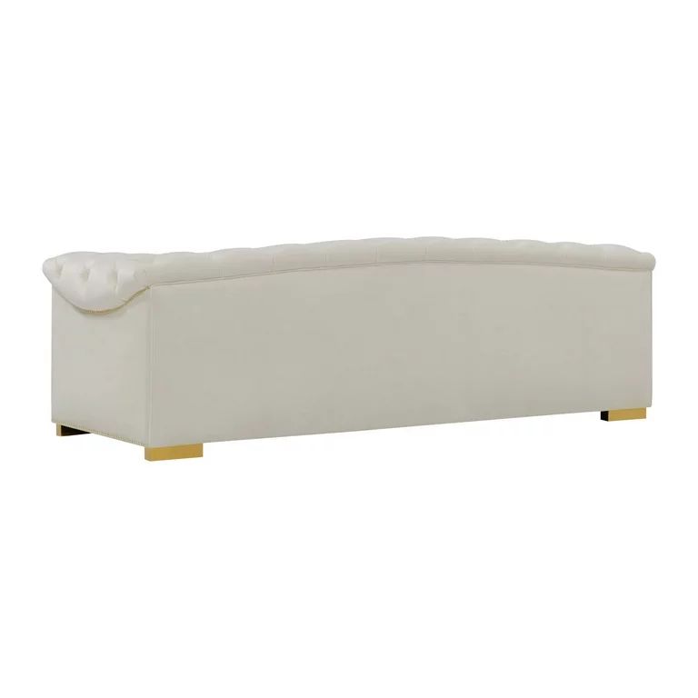 TOV Furniture Farah Cream Velvet Sofa | Walmart (US)