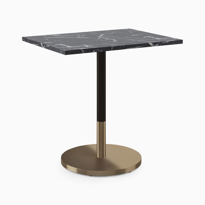 Orbit Restaurant Dining Table - Faux Marble - Rectangle | West Elm (US)