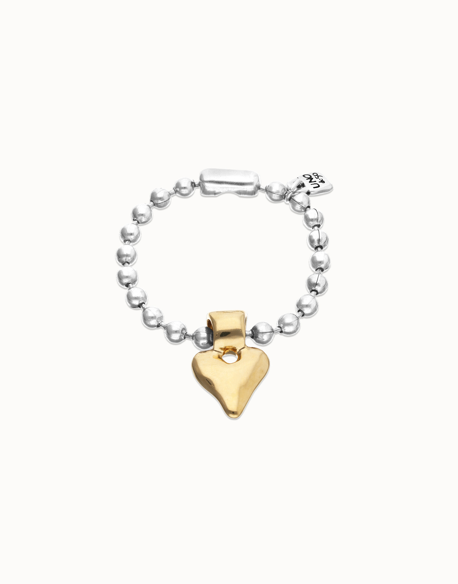Bead bracelet with heart detail | UNOde50