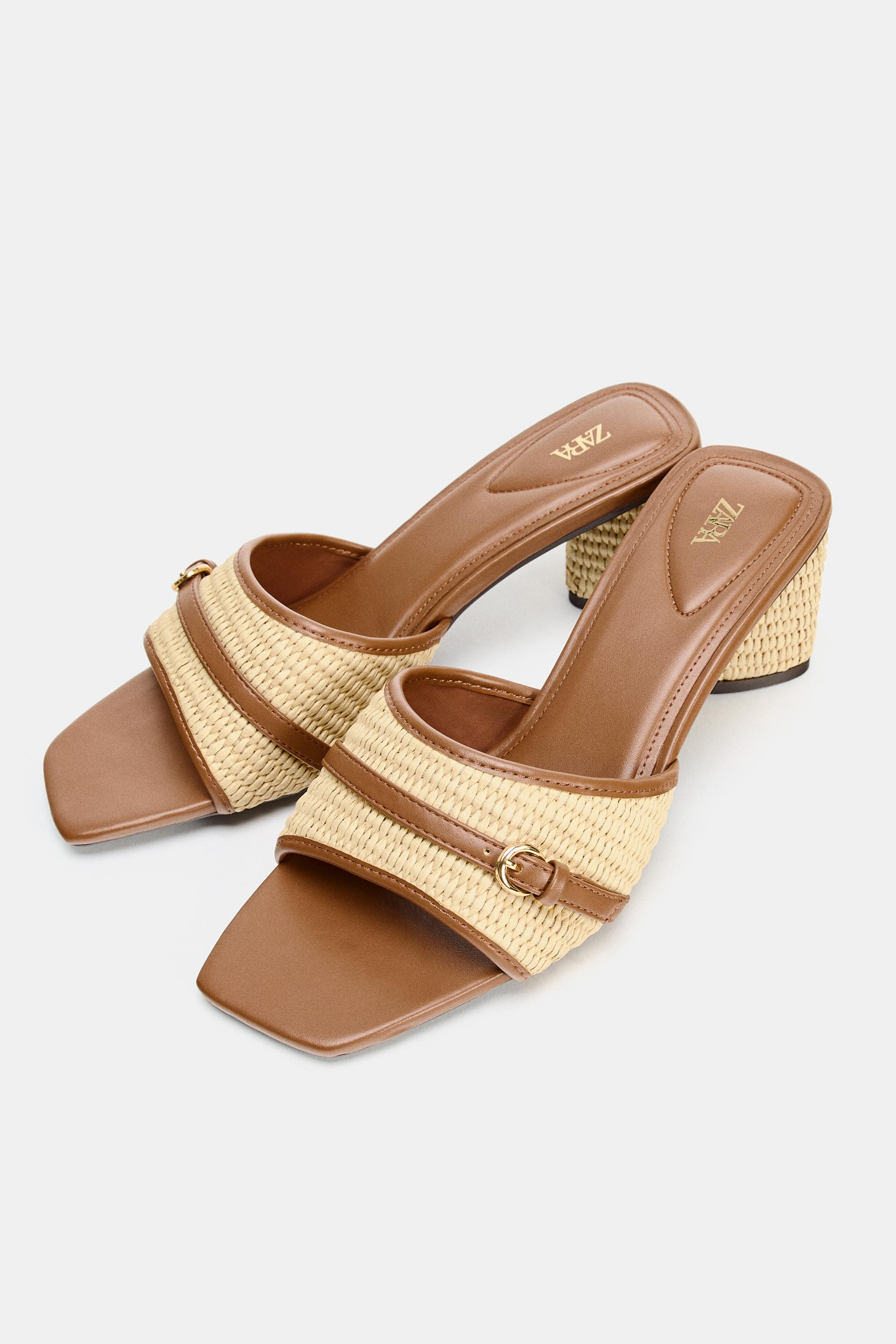 COMBINED HEEL SANDALS | Zara US