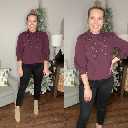 Size small top, size 6 jeans 

Winter outfits, winter dress, holiday outfit, Target style, boots, midi dress, velvet pants, winter sweater 

#LTKSeasonal #LTKstyletip #LTKworkwear