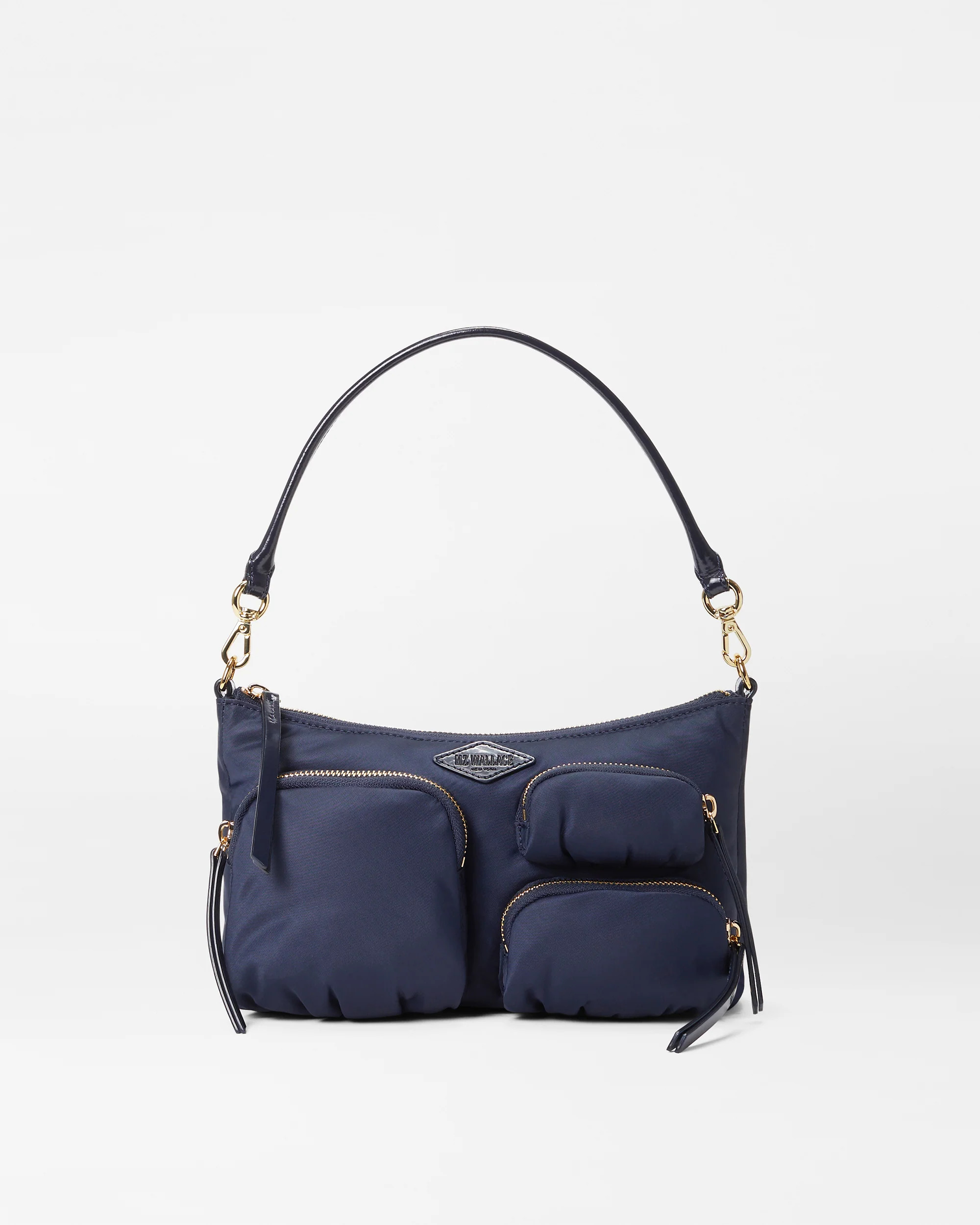 Chelsea Petite Nylon Shoulder Bag in Dawn | MZ Wallace | MZ Wallace