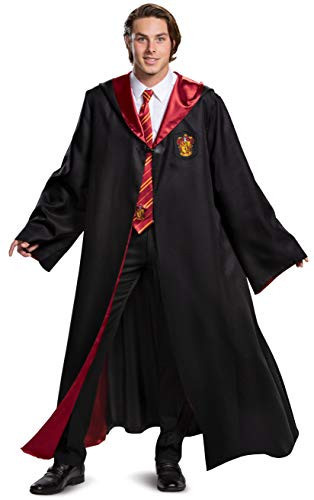 Disguise unisex adult Harry Potter Gryffindor Robe Prestige Accessory Costume Outerwear, Black & Red, Medium 38-40 US | Amazon (US)