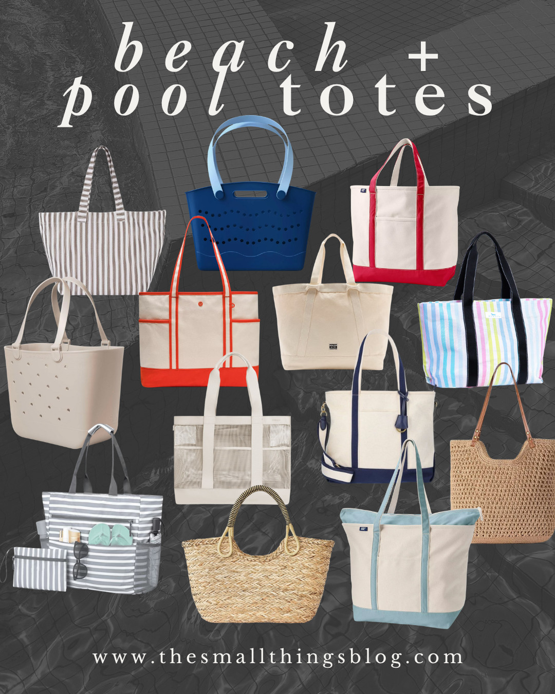 Round-up of beach + pool totes for Summer! 

 #LTKdayinmylife #LTKSwim #LTKKids
