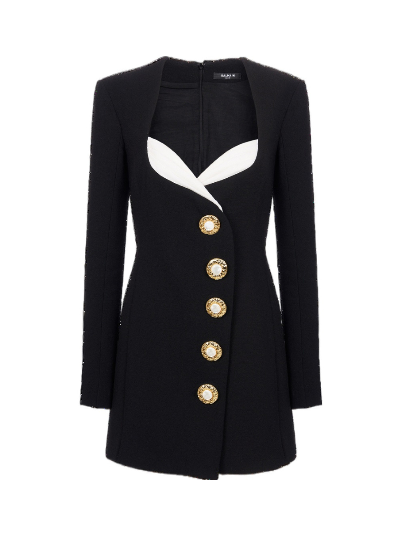 Balmain V-Neck Layered Dress | Senser US