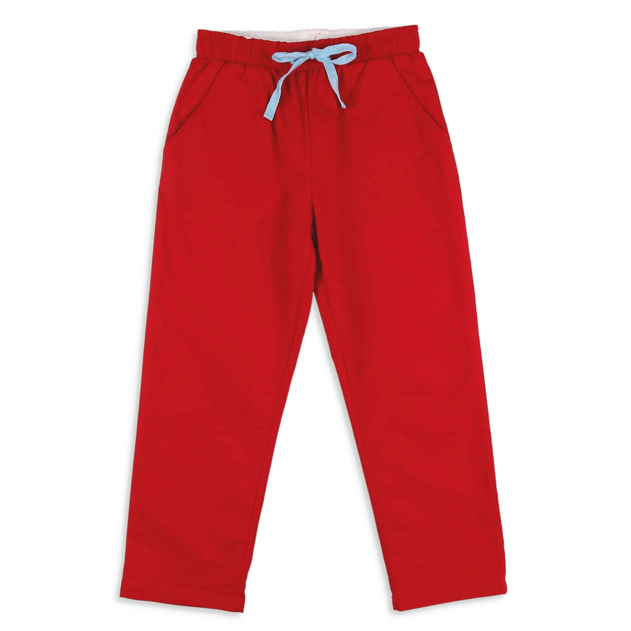 Boys Red Twill Shrimp Pants - Shrimp and Grits Kids | Shrimp and Grits Kids