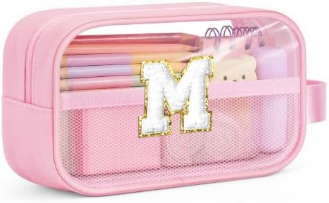 YOOLIFE Letter Pencil Case Birthday Gift for 4-9 Year Girl Kids Pink M | Pencil Case Pencil Pouch... | Amazon (US)