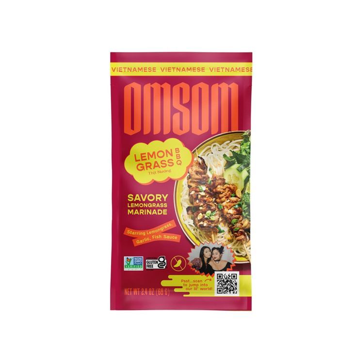 Omsom Vietnamese Savory Lemongrass BBQ Marinade - 2.4oz | Target