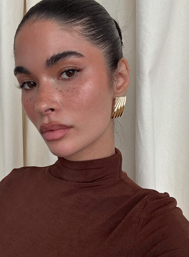 Precarious Earrings Gold | Princess Polly US