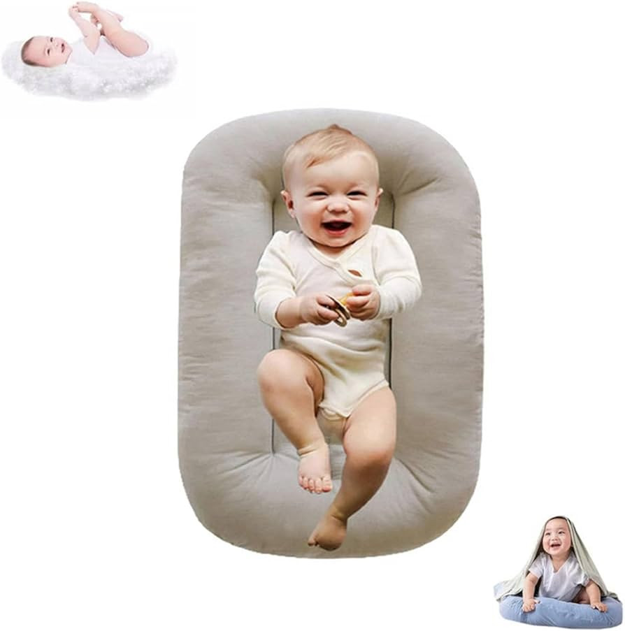 Baby Lounger Snuggle Me Lounger for Infants 0-12 Months, Bionic Design Baby Nest Sleeper Baby Lou... | Amazon (US)