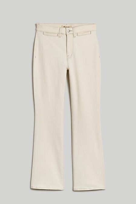 Ecru jeans for spring. These are so flattering! I went down a size. They are the perfect ecru hue called “vintage canvas”. 

Spring jeans
Madewell kick out crop jeans
Best bone colored jeans 

#LTKSeasonal #LTKover40