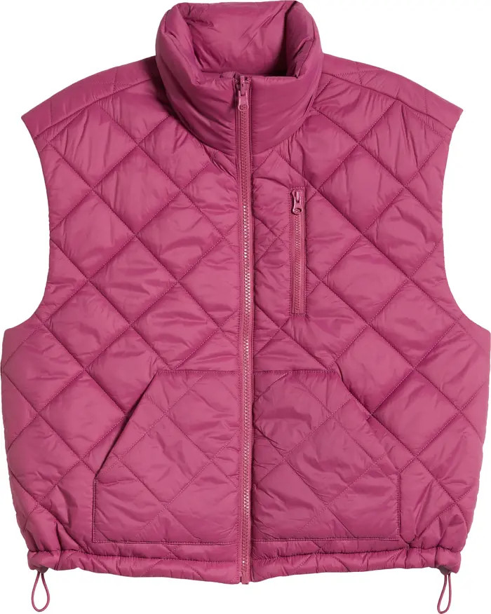 Reversible Quilted Nylon Puffer Vest | Nordstrom