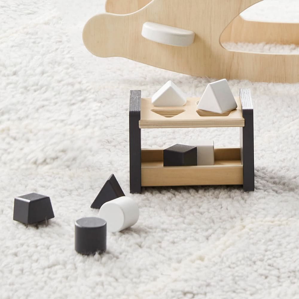 Black &amp; White Shape Sorter | West Elm (US)