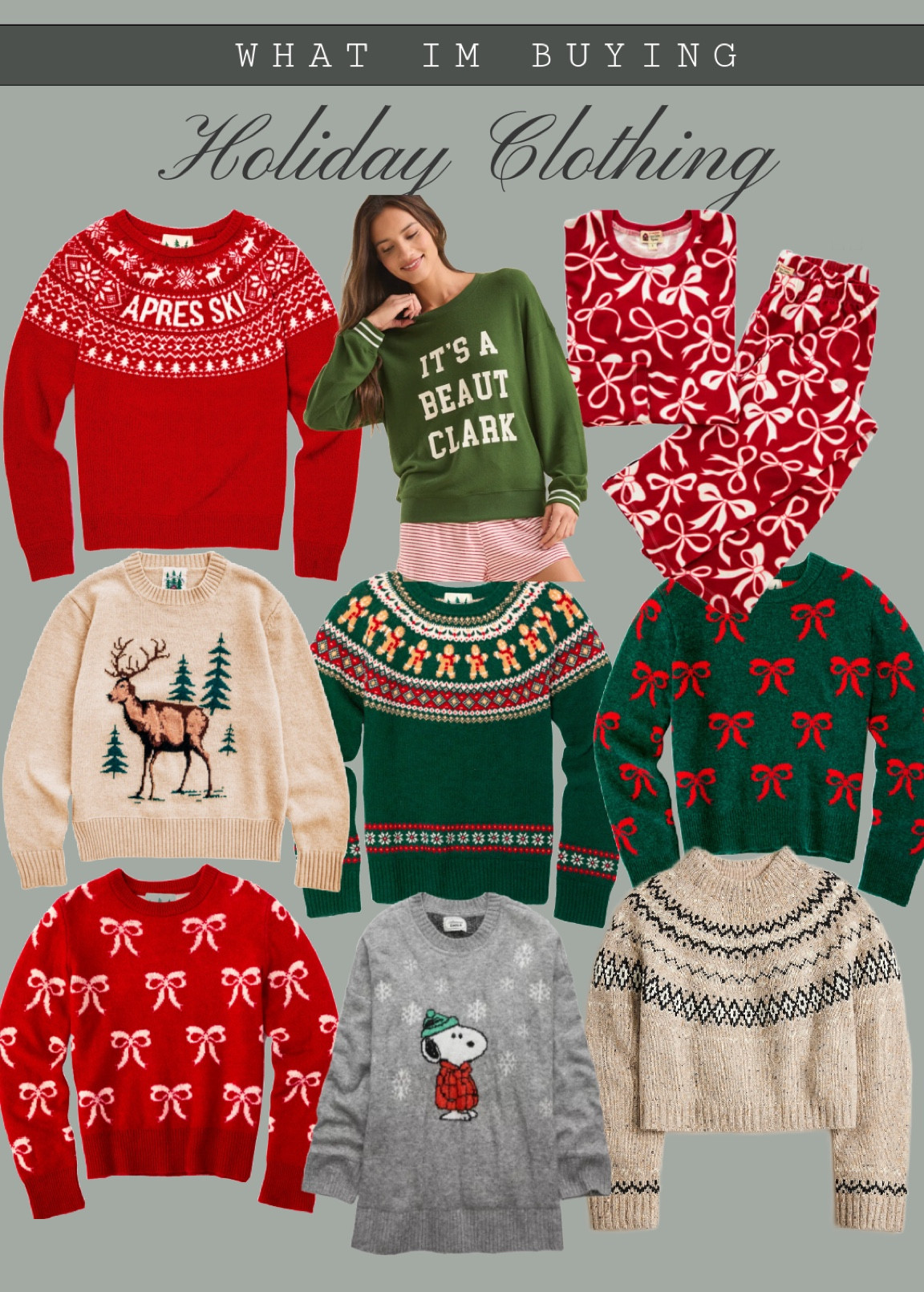 My favorite holiday clothing items! 

#LTKSeasonal #LTKHoliday #LTKStyleTip