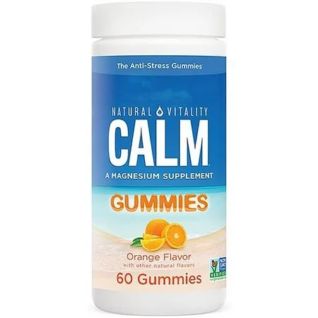 Natural Vitality Calm Gummies - Orange 60 Gummies | Walmart (US)