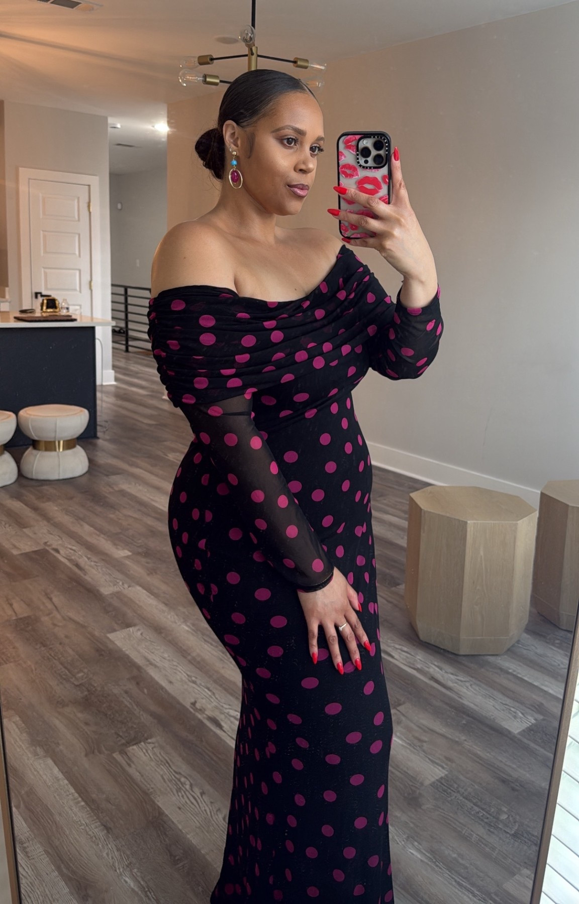 JC Penney clearance dress made the perfect wedding dress. I could fit a 12, 14, & 16 but I went up four sizes & bought the 18 because I felt the larger size was more forgiving in my tummy area. 