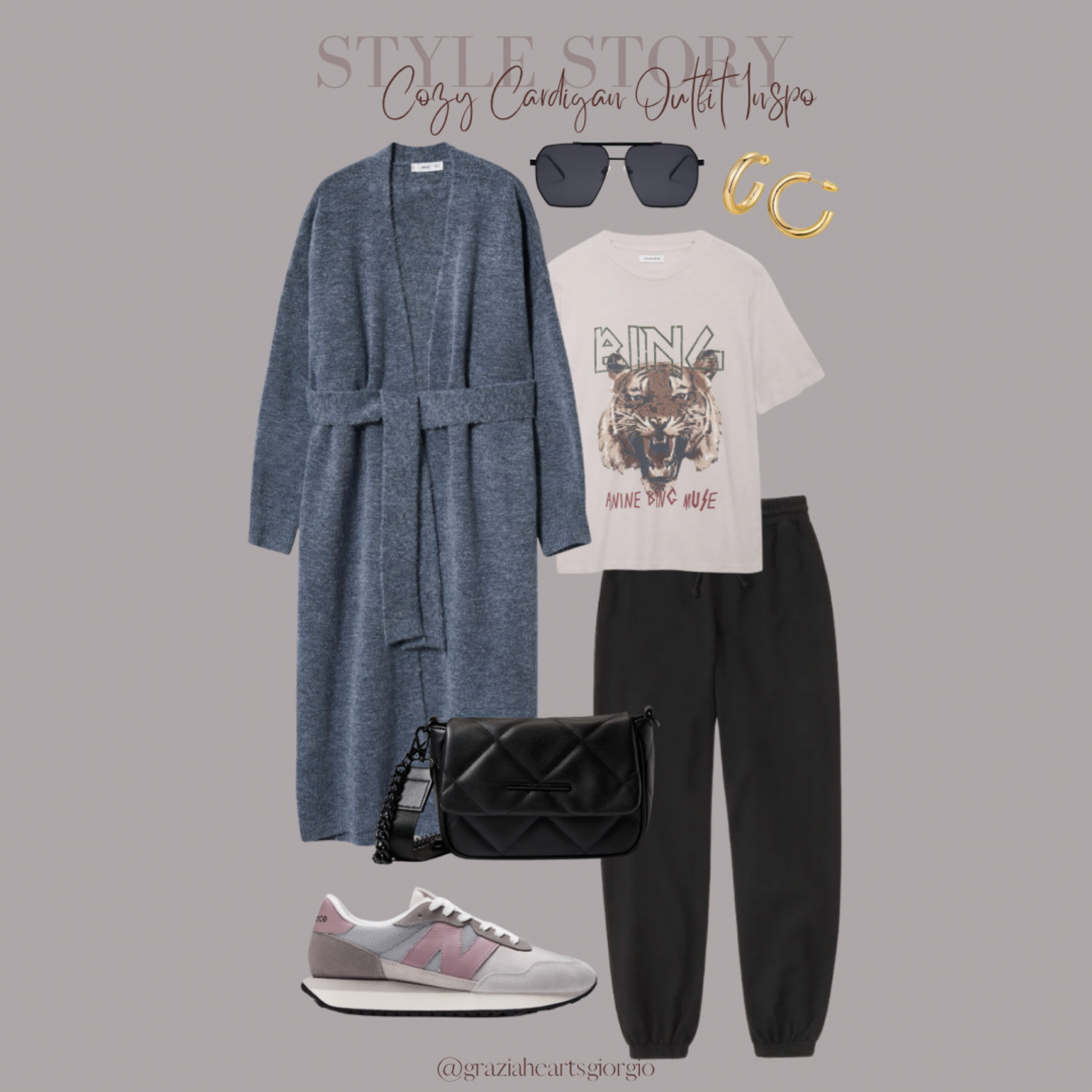 Cozy Cardigan Outfit Inspo 
.
.
#fallstyle #mango #newbalance #aninebing #styleinspo 

#LTKSeasonal #LTKstyletip #LTKunder100