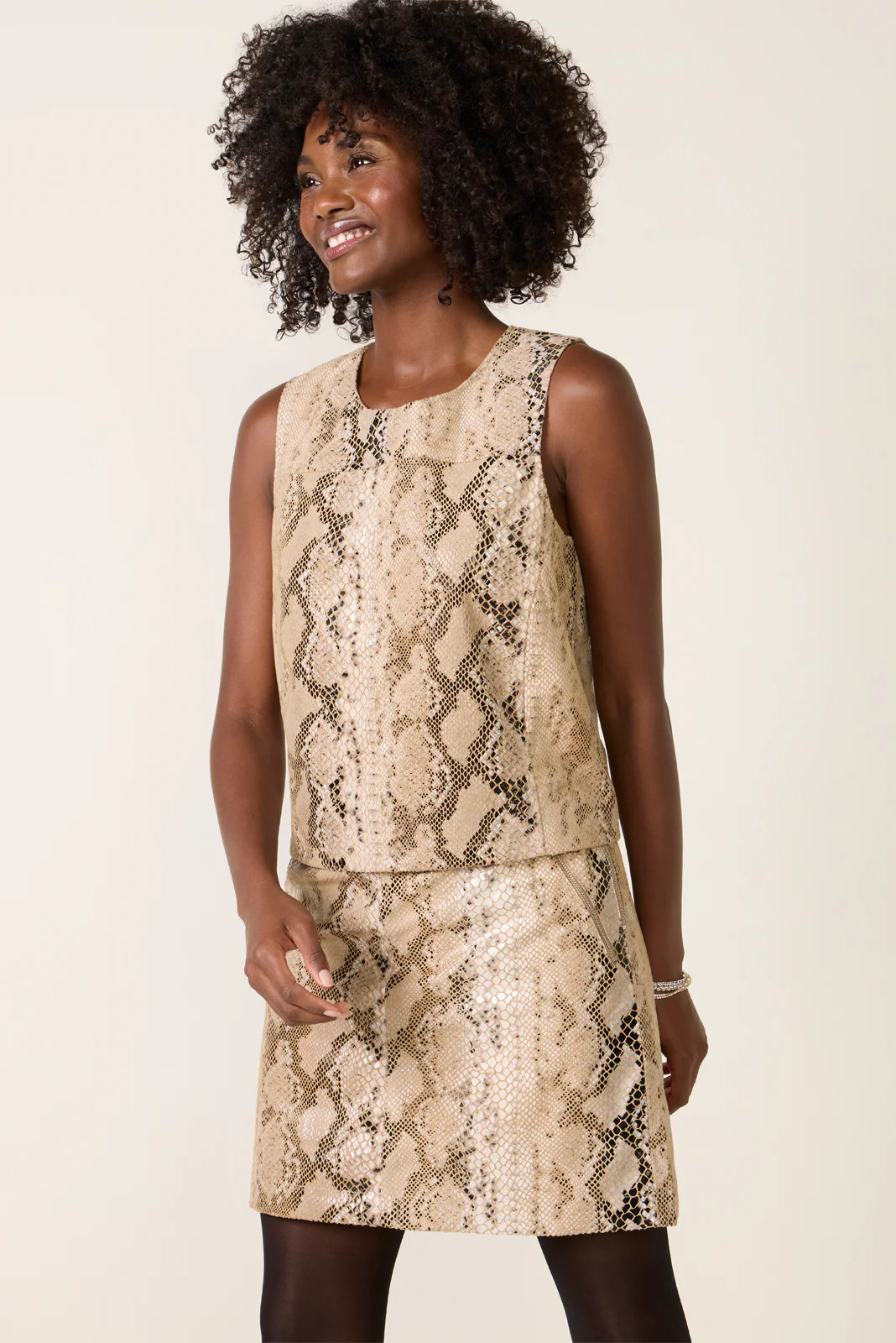 Forez Faux Leather Top | Evereve