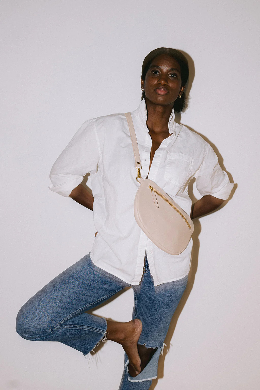 The Big Sling Bag, Gardenia | Abby Alley