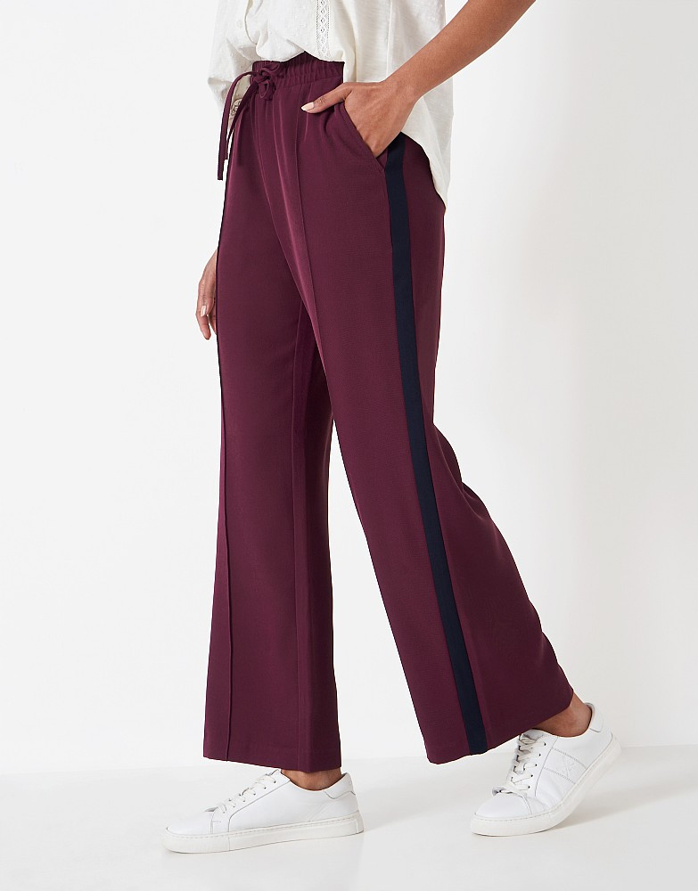 Women's Hoxton Wide Leg Trousers from Crew Clothing Company | Crew Clothing (UK)