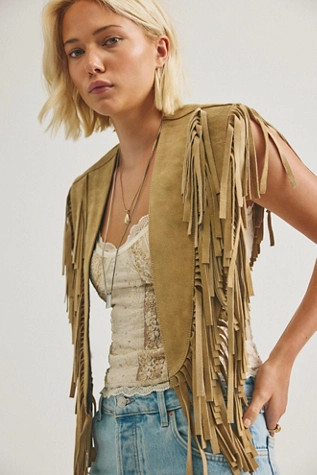 Understated Leather Wide Eyes Suede Fringe Collar | Free People (Global - UK&FR Excluded)