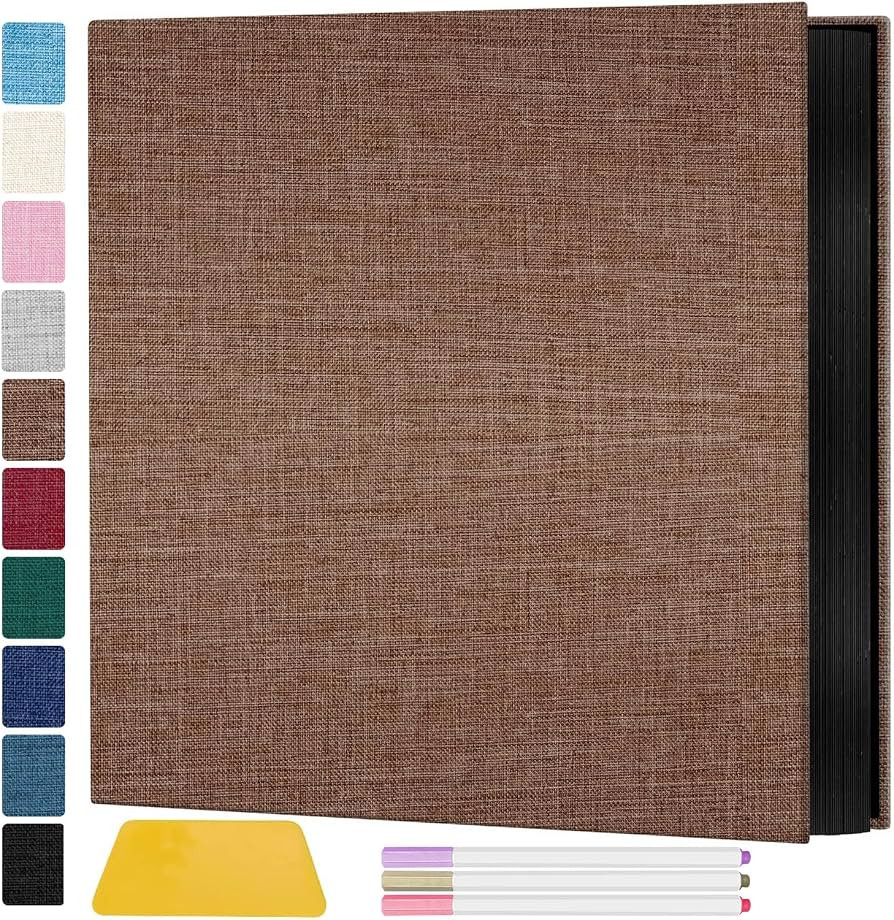 Zesthouse Photo Album Self Adhesive Pages, 60 Pages Magnetic Scrapbook Albums with Sticky Page, P... | Amazon (US)