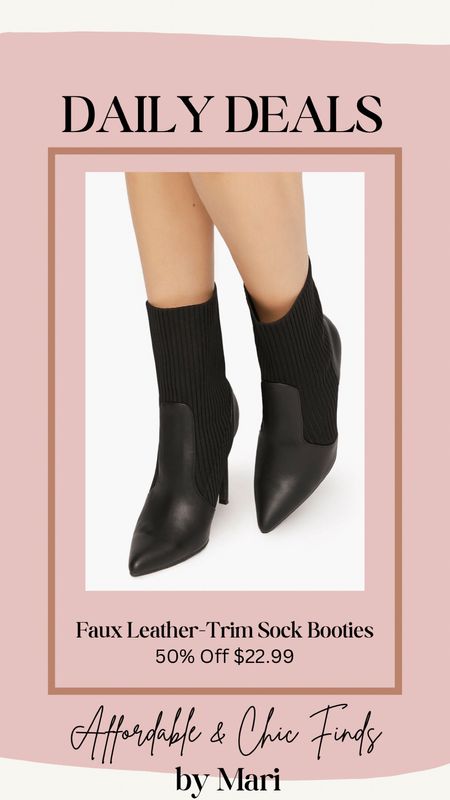 Black booties 

#LTKstyletip #LTKsalealert #LTKunder100