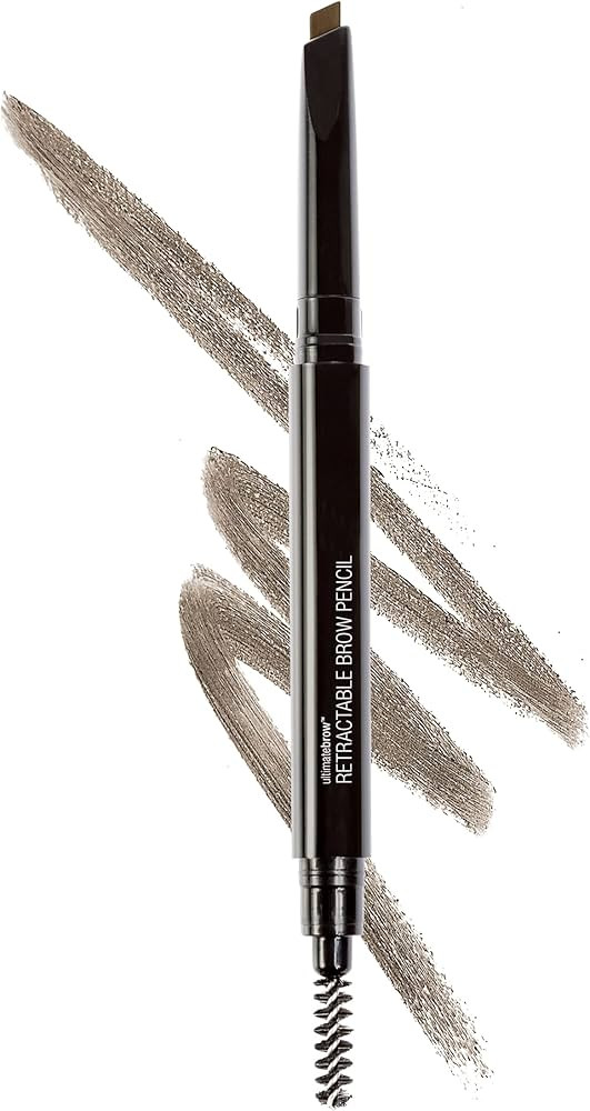 wet n wild Ultimate Eyebrow Retractable Definer Pencil, Ash Brown, Dual-Sided Brow Brush, Fine Ti... | Amazon (US)