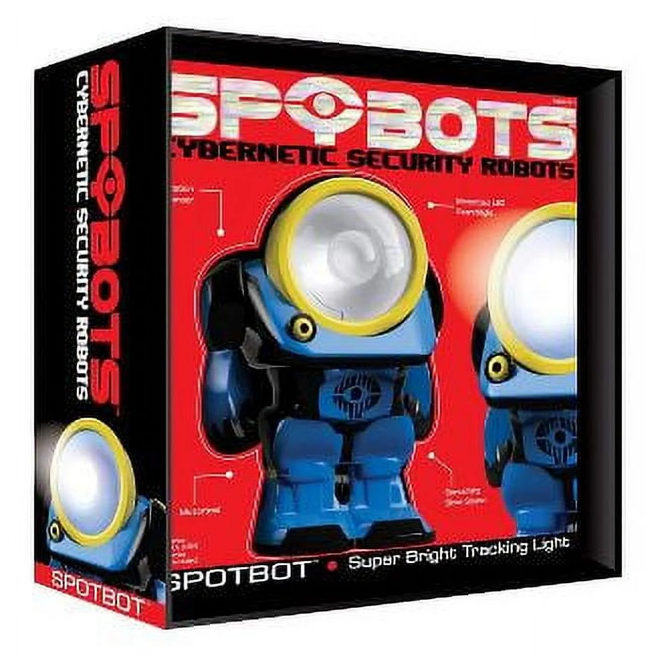 nsi international SpyBots SpotBot - security robot! LED serchlight. Fun Boys gadget toys. Ideal | Walmart (US)