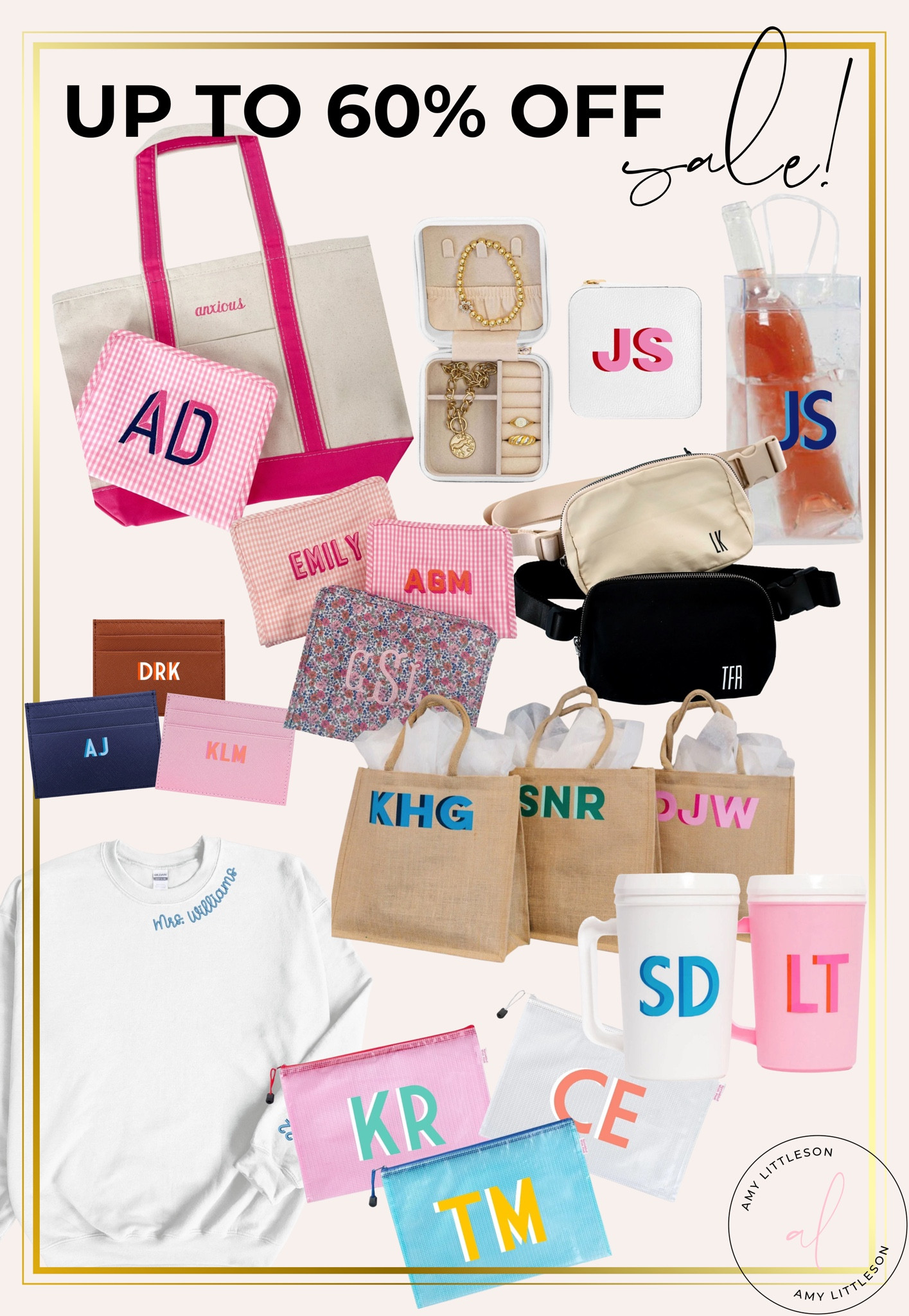 Sprinkled With Pink Cyber Week sale!!! The cutest monogrammed and personalized gift ideas ever 💖 #SprinkledWithPink #monogram #personalized #totebag #beltbag

#LTKCyberweek #LTKGiftGuide #LTKsalealert