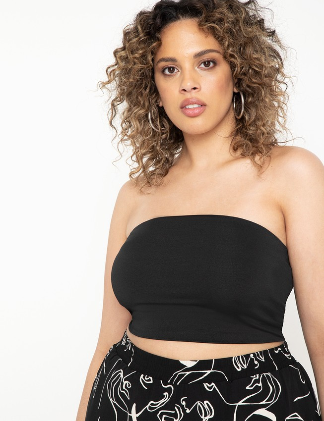 Bandeau Top | Women's Plus Size Tops | ELOQUII | Eloquii