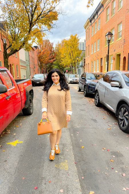 Enjoying Baltimore 🍁 

Sweater dress, tag and bone sneakers, fall outfit, fall looks, fall fashion

#LTKfindsunder100 #LTKfamily #LTKstyletip