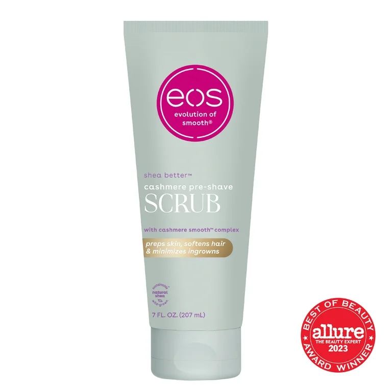 Eos Cashmere Skin Collection- Pre-Shave Body Scrub, Vanilla Cashmere, for Dry Skin, 7 fl oz | Walmart (US)