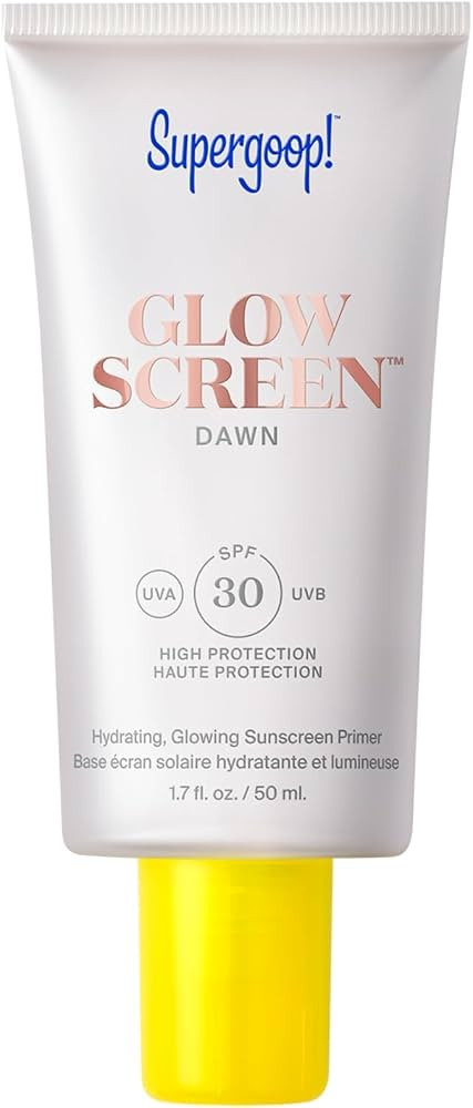 Supergoop! Glowscreen SPF 30, Dawn (Pink Pearl Glow) - 1.7 fl oz - Glowy Primer + Broad Spectrum ... | Amazon (UK)