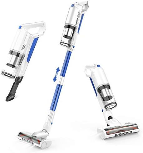 Cordless Vacuum Cleaner,SANCORP by whall 21Kpa Suction 250W Brushless Motor Cordless Stick Vacuum... | Amazon (US)