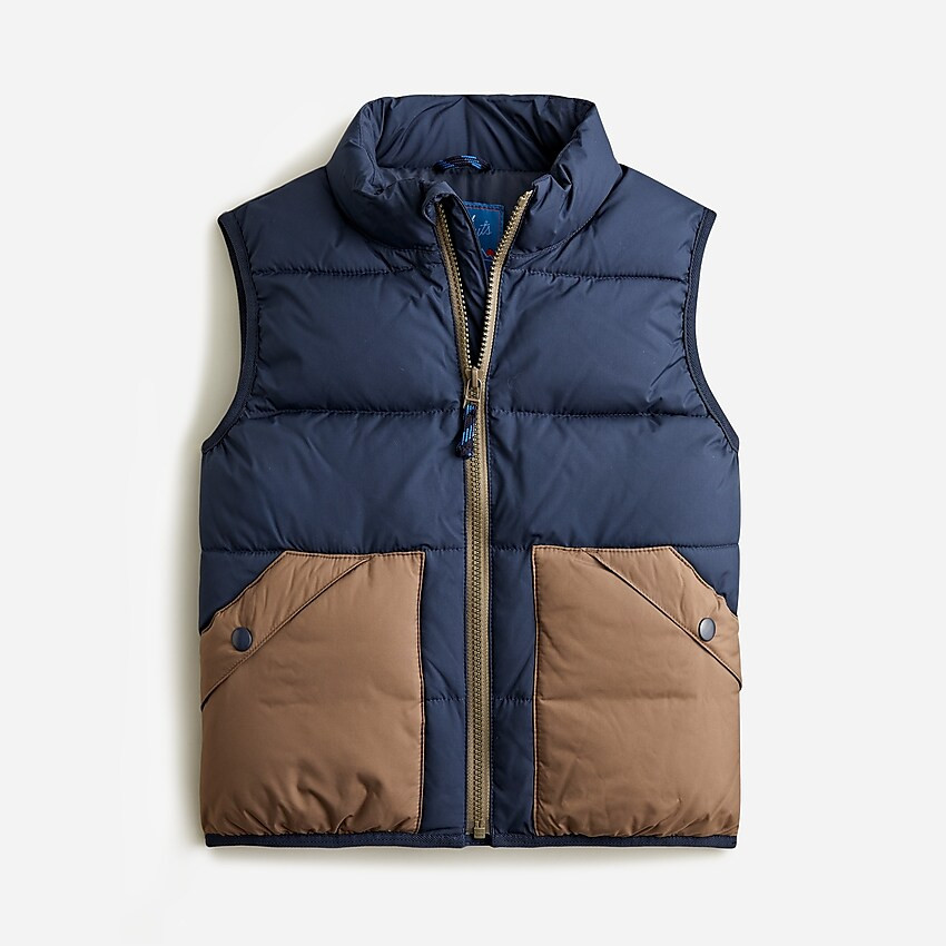 Kids' patch-pocket vest with PrimaLoft® | J. Crew US