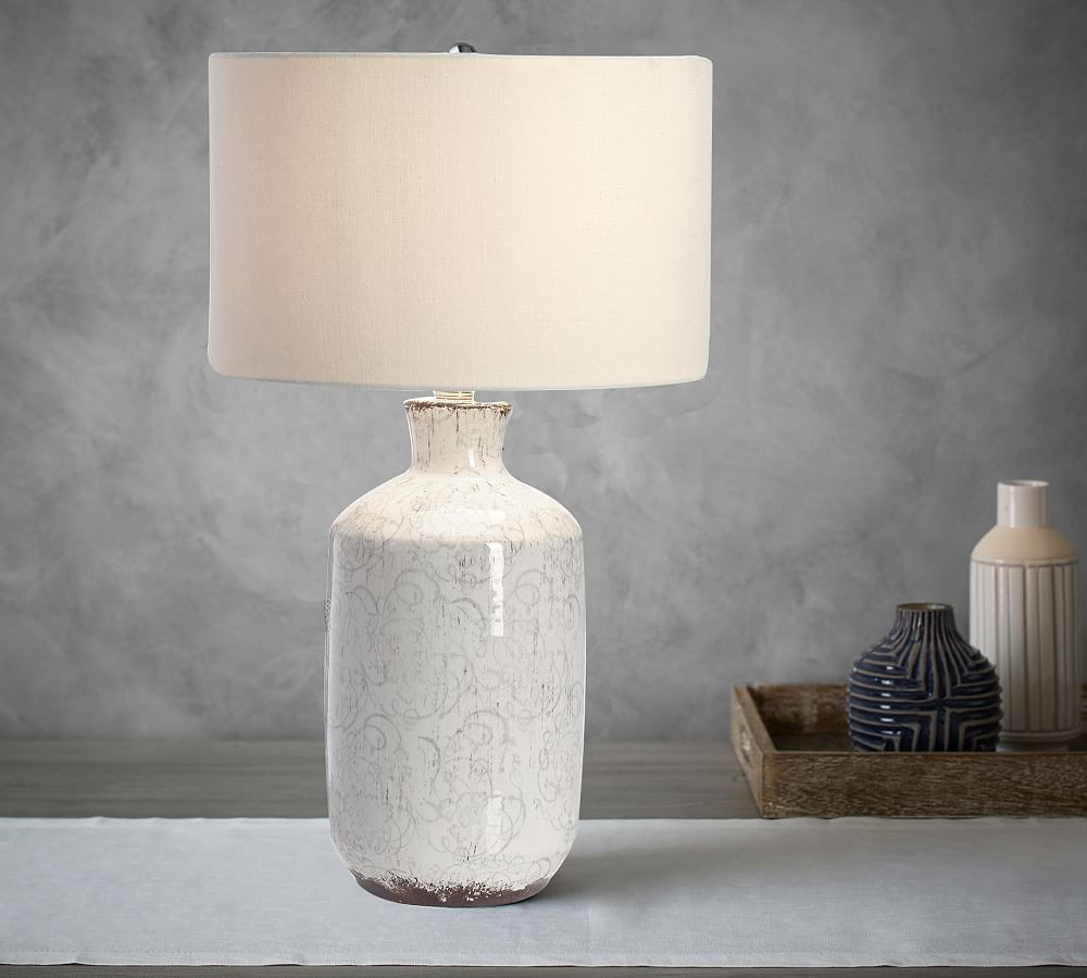 Bethany Ceramic Table Lamp | Pottery Barn (US)