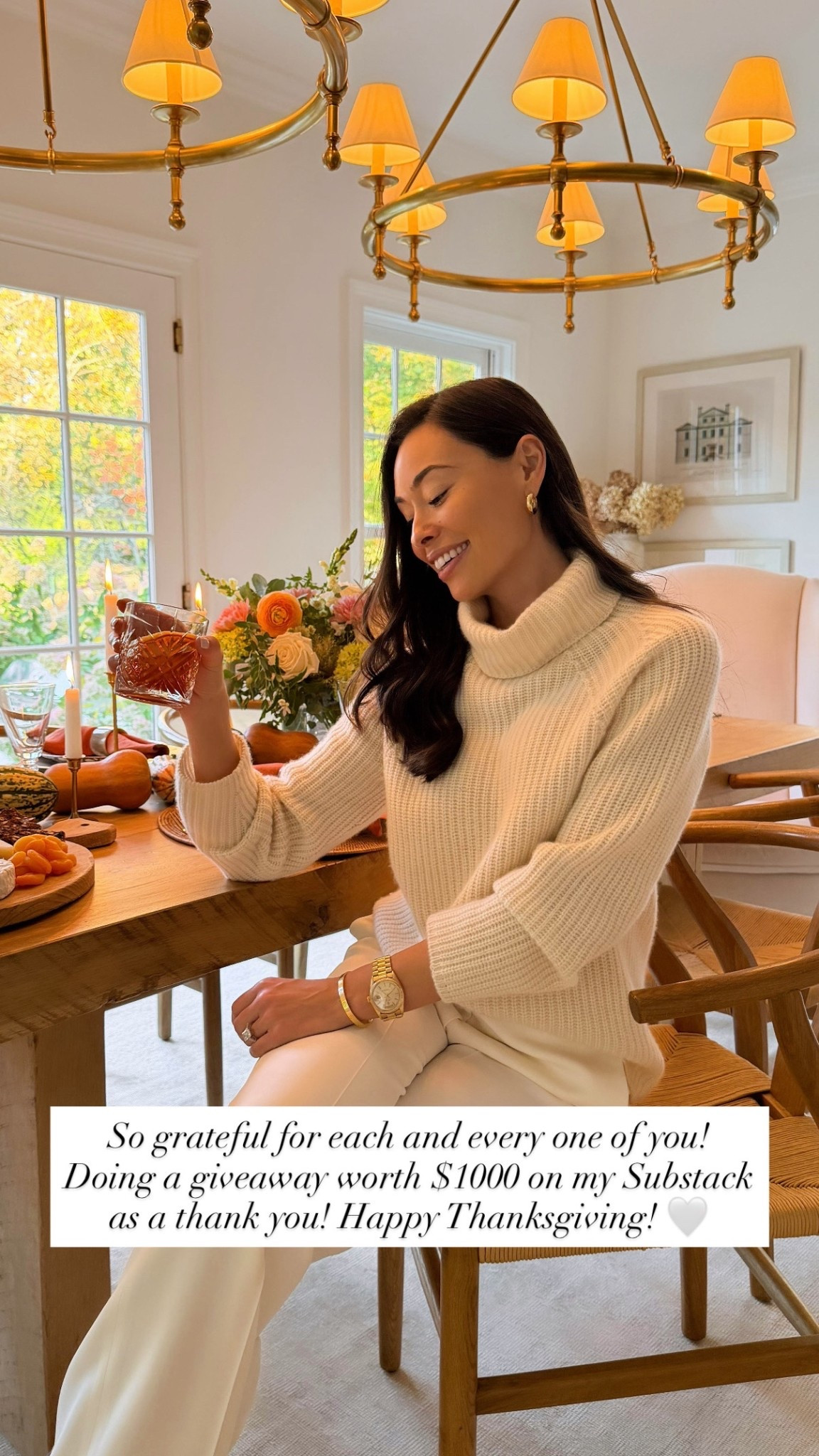 Giveaway details at katjamieson.substack.com - Happy Thanksgiving!!! #LTKCyberWeek 

#LTKHoliday #LTKootd