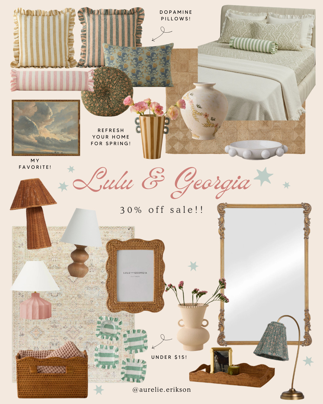 Lulu & Georgia friends + family sale! Save up to 30% off plus an extra 25% off certain items at checkout!  

 #LTKSeasonal #LTKHome #LTKSaleAlert