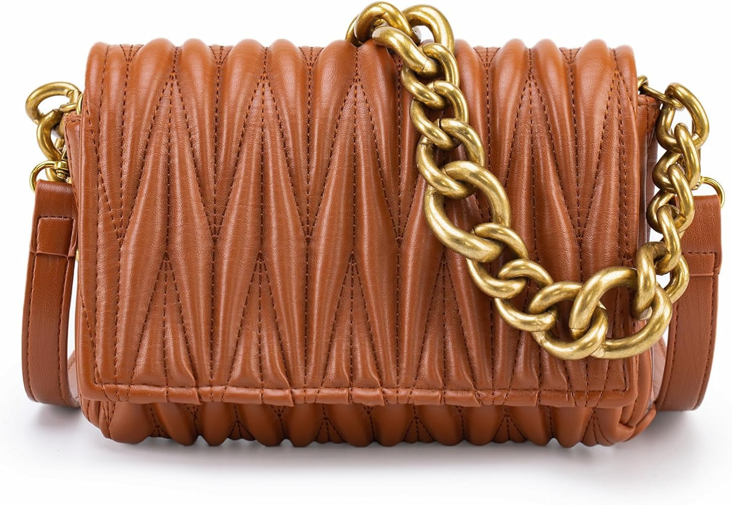 Montana West Quilted Purses for Women Crossbody Bags Trendy Small Purses and Top Handle Handbags | Amazon (US)