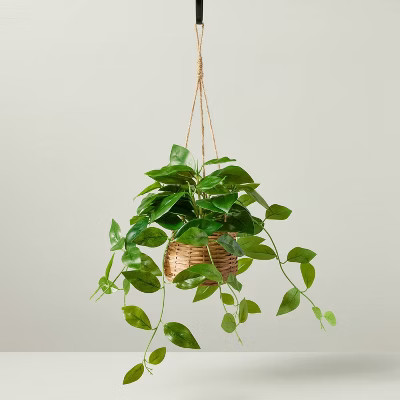 9" Faux Hoya Hanging Plant - Hearth & Hand™ with Magnolia | Target